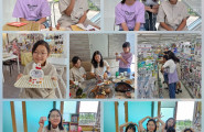  소라와 함께 슬라임카페에서 귀여운 토끼 시계도 만들고 맛있는 저녁 식사도 하며즐거운 생일을 보내고 왔답니다~~